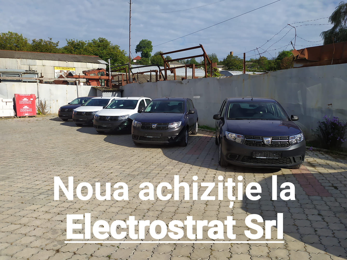Noua achiziție SRL Electrostrat